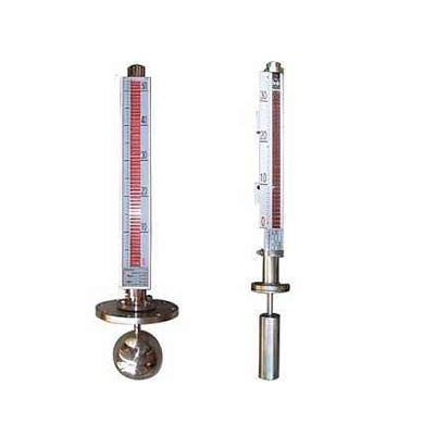 Top mounted magnetic turnover board level gauge