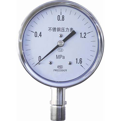 YN/YTN series stainless steel pressure gauge