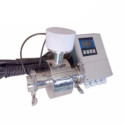Stainless steel sanitary electromagnetic flowmeter